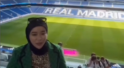 Viral Istri Bupati Enrekang Pamer di Santiago Bernabeu, Sambil Promosi PKK